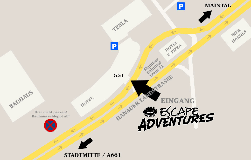 Escape Room Frankfurt Anfahrt